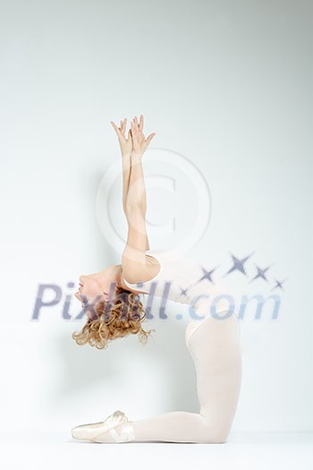 Ballet dancer. Train in the studio. Workout. Ballet dancer. Train in the studio. Workout.