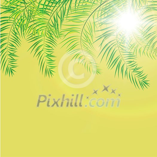 Vector Illustration of a Natural Background with place for text Vector Illustration of a Natural Background with place for text