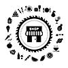 food and drink vector icon set 