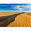 Sam Sand dunes in Thar Desert. Rajasthan, India