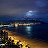 View of Benidorm at night, Costa Blanca, Spain