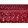 red stadium seat row wallpaper chairs empty