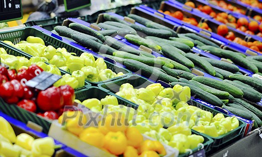 fresh fruits and vegetables in supermarket store shop fresh fruits and vegetables in supermarket store shop