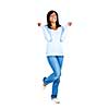 Excited black woman with eyes closed isolated on white background