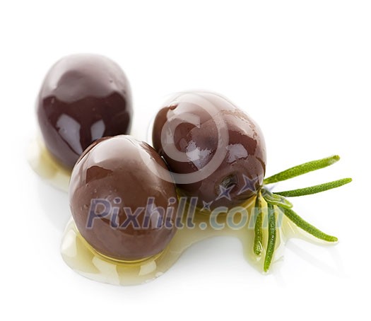 Kalamata olives in olive oil and herbs Kalamata olives in olive oil and herbs