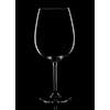 Wine Glass on black background