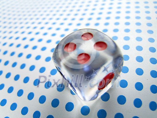gamblig dice on doted background gamblig dice on doted background