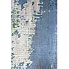 Background of old distressed wood board with peeling paint