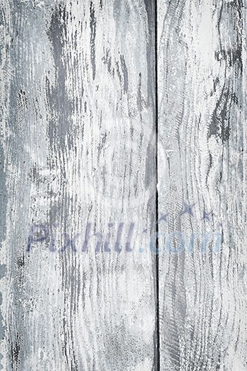 Textured background of distressed rustic wood with peeling blue and white paint Textured background of distressed rustic wood with peeling blue and white paint