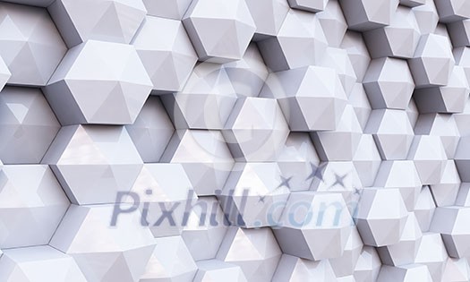 Background image of futuristic concept with silver cube elements Background image of futuristic concept with silver cube elements