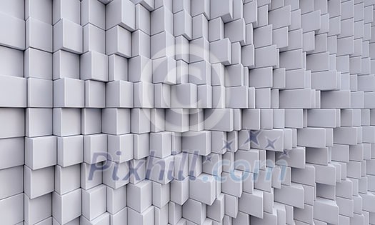 Background image of futuristic concept with silver cube elements Background image of futuristic concept with silver cube elements