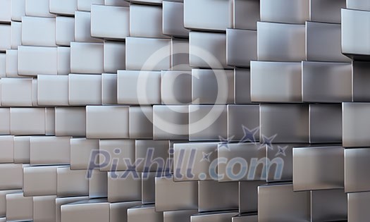Background image of futuristic concept with silver cube elements Background image of futuristic concept with silver cube elements