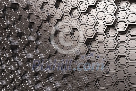 Background image of futuristic concept with silver cube elements Background image of futuristic concept with silver cube elements