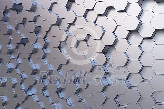Background image of futuristic concept with silver cube elements Background image of futuristic concept with silver cube elements