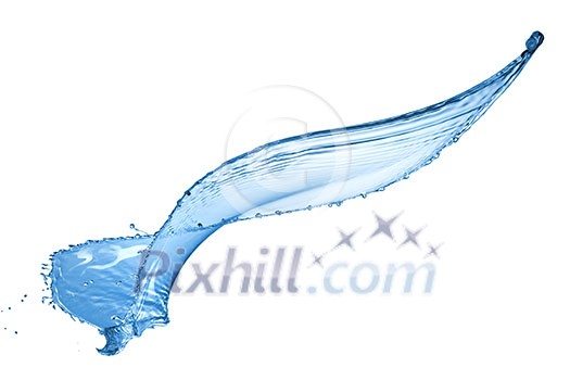 water splash isolated on white water splash isolated on white