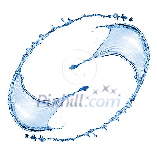water splash isolated on white water splash isolated on white