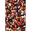 Assorted mix of various loose dry beans