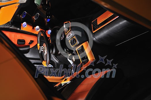 Classy car interior Classy car interior