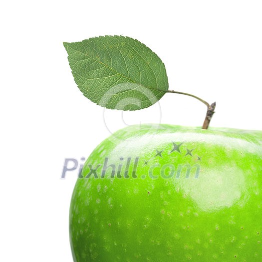 green apple isolated on white green apple isolated on white