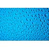 water drops on blue