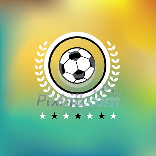 vector football championship label design vector football championship label design