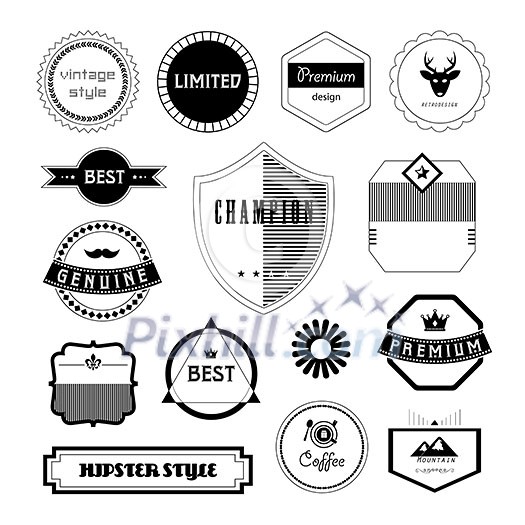 vector retro vintage frame and label vector retro vintage frame and label