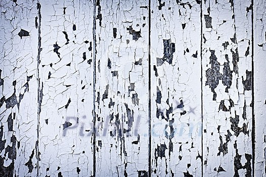 Background of old wood boards with peeling paint Background of old wood boards with peeling paint