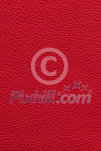 Red natural leather background or texture close up Red natural leather background or texture close up