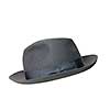retro black hat isolated on white