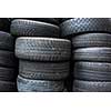 Tires for sale at a tire store