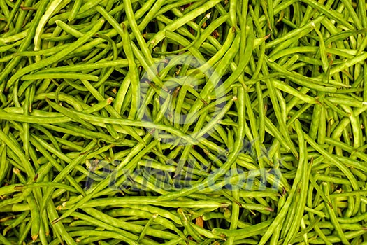 Green beans close up top view. Food background. Green beans close up top view. Food background.