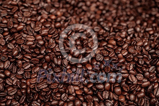 Background from fresh roasted coffee beans Background from fresh roasted coffee beans