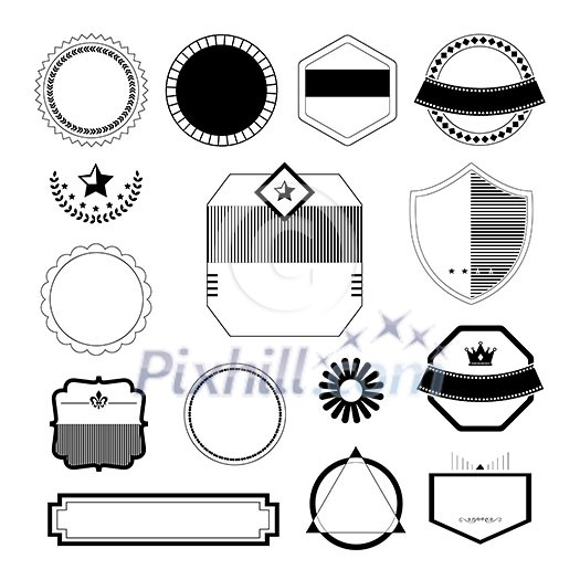 vector retro vintage frame and label vector retro vintage frame and label