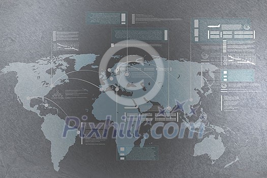 Background conceptual image with business sketches and diagrams Background conceptual image with business sketches and diagrams