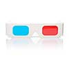 stereo glasses on white