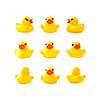 rubber yellow duck isolated on white