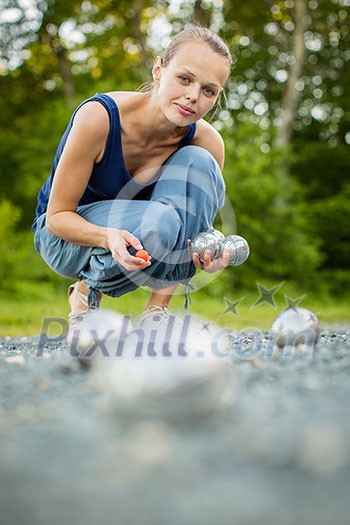 Boules (Petanque) game Boules (Petanque) game
