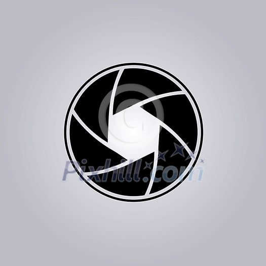 Vector illustration of camera shutter Vector illustration of camera shutter