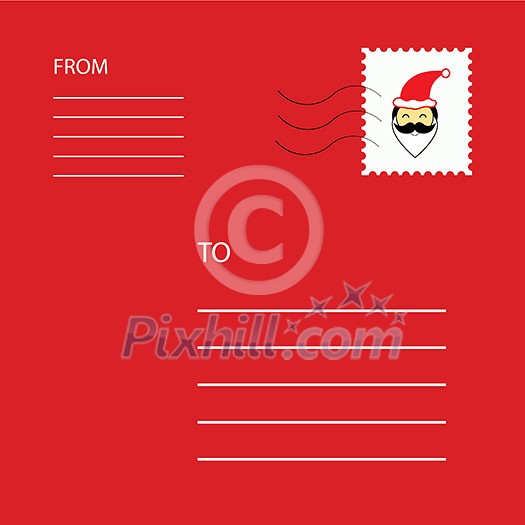 vector template merry christmas letter vector template merry christmas letter