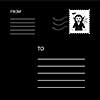 vector template dracula halloween letter 