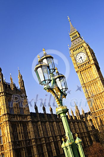 Big Ben and Houses of Parliament in London Big Ben and Houses of Parliament in London