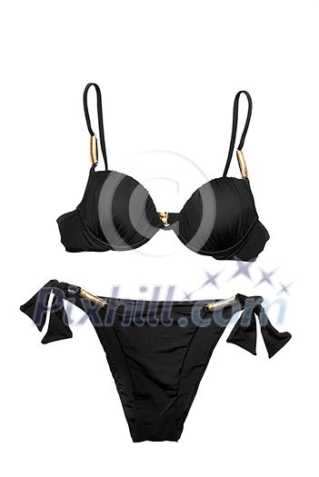 black woman swimming suit isolated on white black woman swimming suit isolated on white
