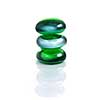 balancing spa shiny stones isolated on white