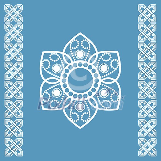 Vector thai background art design Vector thai background art design