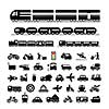 vector basic icon for transport  