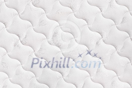 Background of soft comfortable quilted white mattress Background of soft comfortable quilted white mattress