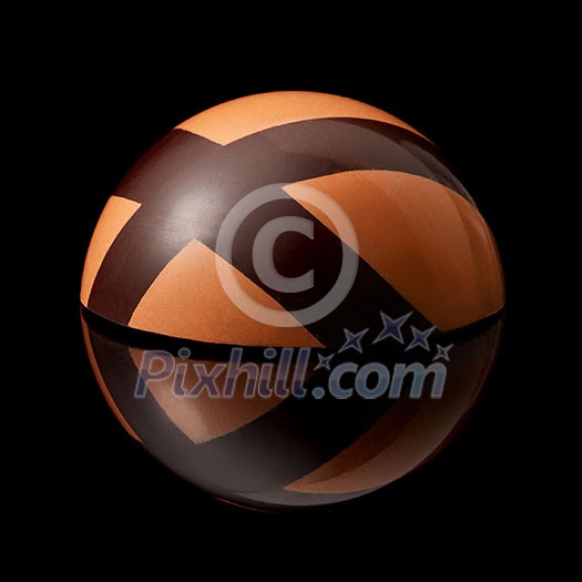 Delicious colorful chocolate candy on a black background Delicious colorful chocolate candy on a black background