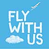 text of the natural clouds and airplane in the blue sky