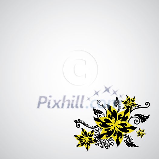 vector thai flower design frame vector thai flower design frame