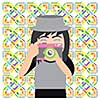 vector photographer hipster character cartoon 